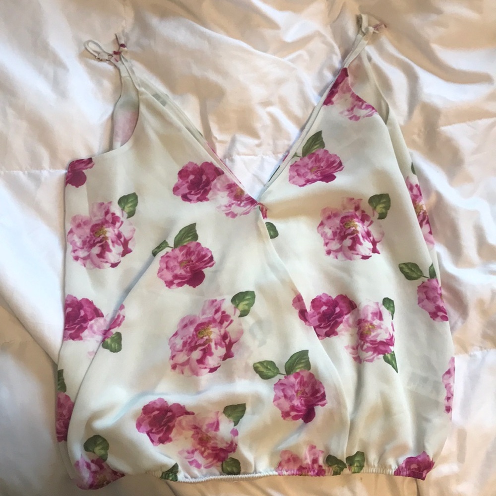 Floral print blouse